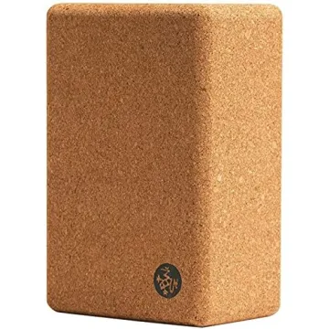 Manduka Yoga Cork Block - Eco-Friendly and Supportive Yoga Prop