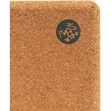 Manduka Yoga Cork Block - Eco-Friendly and Supportive Yoga Prop