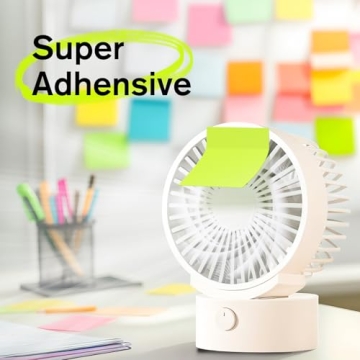 HappyHapi Colorful Sticky Notes Bulk Pack - 8 Assorted Pad