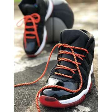 COOL LACE Round Athletic Shoelaces for Sneakers (47.2")