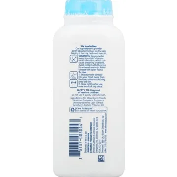 Hypoallergenic Johnson's Baby Powder with Natural Cornstarch