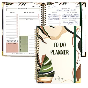 Beautiful To Do List Notebook - Aesthetic Daily Planner to Easily Organize Your Tasks And Boost Prod...