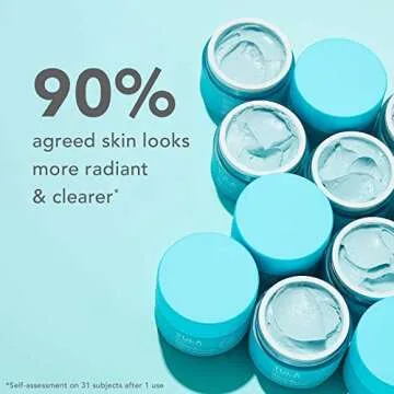 TULA Skin Care Detox in a Jar - Exfoliating Treatment Mask with Hydrating Vitamin E, Soybean Oil and Bentonite Clay, 1.7 oz.