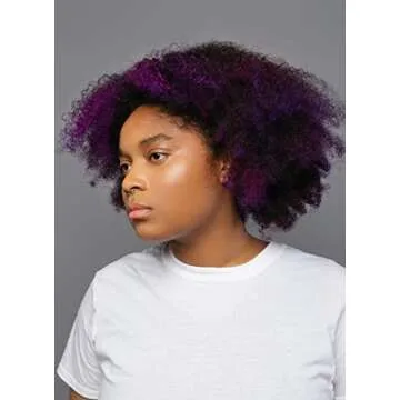 Good Dye Young Streaks and Strands Semi Permanent Purple Hair Color (PPL Eater) - UV Protective Temp...