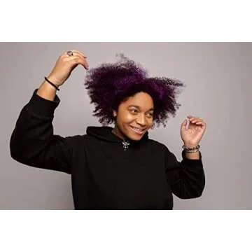 Good Dye Young Streaks and Strands Semi Permanent Purple Hair Color (PPL Eater) - UV Protective Temporary Conditioning Dye for 15-24+ Washes - Vegan & Cruelty-Free