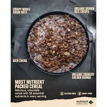 Nutrient Survival MRE Cereal - Chocolate Crunch Emergency Food