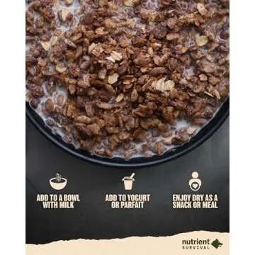 Nutrient Survival MRE Cereal - Chocolate Crunch Emergency Food