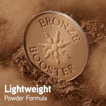 Physicians Formula Bronze Booster Pressed Bronzer - Vitamin-Infused Glow Activators, Mistake-Proof Formula, Natural Finish, Cruelty-Free & Hypoallergenic - Light to Medium