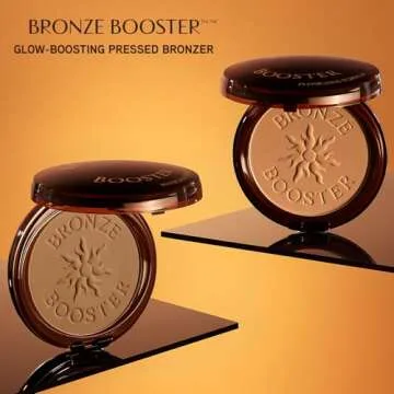 Physicians Formula Bronze Booster Pressed Bronzer - Vitamin-Infused Glow Activators, Mistake-Proof Formula, Natural Finish, Cruelty-Free & Hypoallergenic - Light to Medium