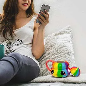 Seven20 Rainbow Emoji Coffee Mug - 20oz Fun Design