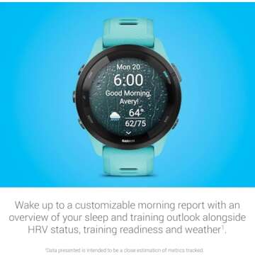 Garmin Forerunner 265 Smartwatch with AMOLED Display