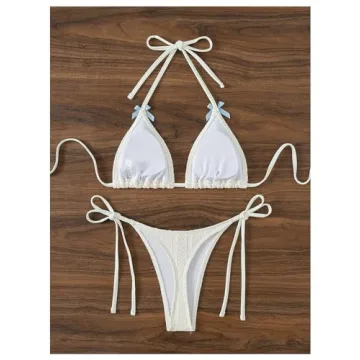 Stylish BEAUDRM Women's 2 Piece Y2K Bikini Set for Summer Fun