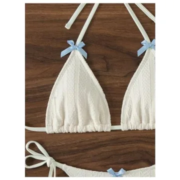 Stylish BEAUDRM Women's 2 Piece Y2K Bikini Set for Summer Fun