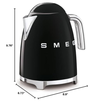 SMEG Retro Electric Water Kettle with Auto Shutoff