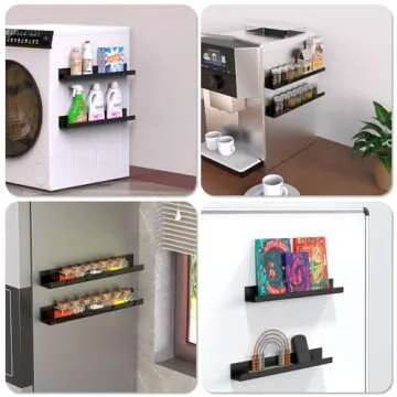 BATHHOLD Magnetic Spice Rack - Durable Organizer for Kitchen