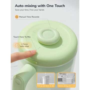 Electric Formula Pitcher for Effortless Baby Mixing