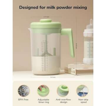 Electric Formula Pitcher for Effortless Baby Mixing
