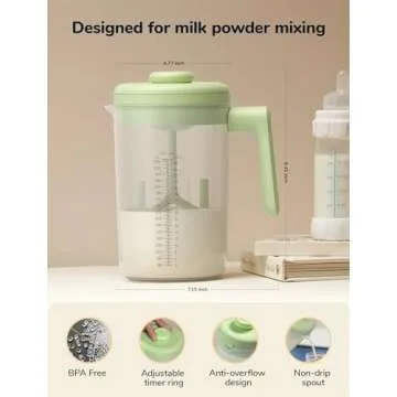 Electric Formula Pitcher for Effortless Baby Mixing