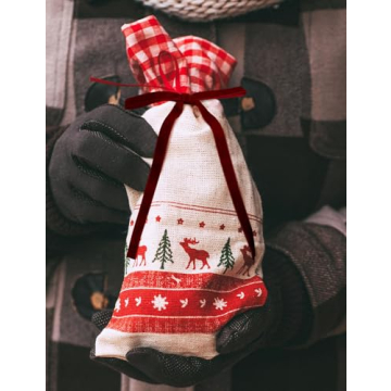 Burgundy Velvet Christmas Tree Bows - 24 Pcs