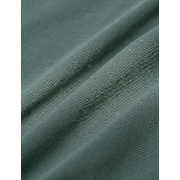 CRZ YOGA Women's Pima Cotton Workout Short Sleeve Shirts Loose Athletic Crop Tops Gym Casual Cropped T-Shirt Graphite Green Small