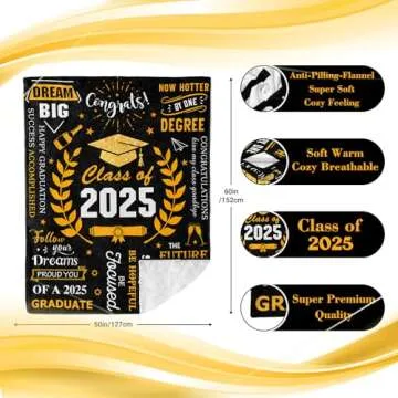 Graduation Gifts Blanket for Class of 2025