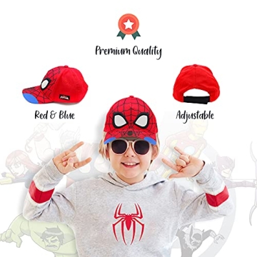 Spider-Man 3D Boy Hat - Fun Kids Cap for Young Fans