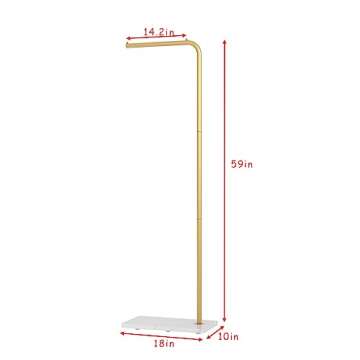 Smlttel Gold Coat Rack - Modern Hall Tree for Home