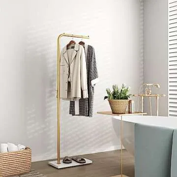Smlttel Gold Coat Rack - Modern Hall Tree for Home