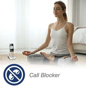 VTech VG208 DECT 6.0 Corded/Cordless Phone for Home with Answering Machine, Call Blocking, Caller ID, Large Backlit Display, Duplex Speakerphone, Intercom, Line-Power(Silver/Black)