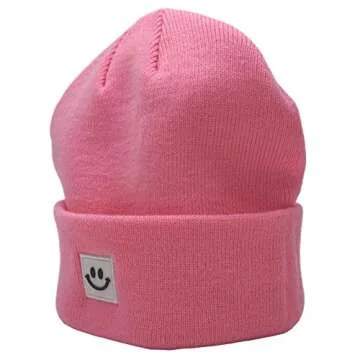 55cube Beanie for Women Men Pink Beanie
