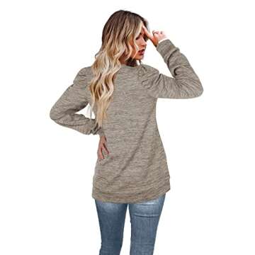 Fall Sweatshirt for Women 2024 Soft Comfortable Tunic