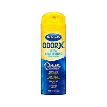 Dr. Scholl's Odor-X Odor Fighting Spray Powder - 4 Pack of 4.70 oz