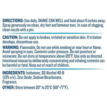 Dr. Scholl's Odor-X Odor Fighting Powder Spray 4 Pack