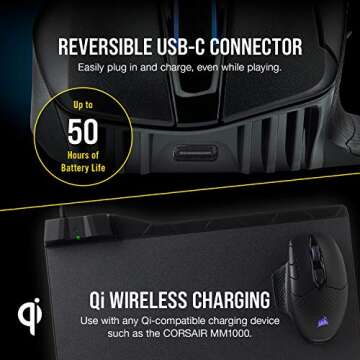 Corsair Dark Core RGB Pro SE Wireless Gaming Mouse