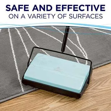 Bissell Refresh Manual Sweeper - Pirouette, 2199,Blue