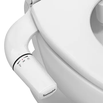 SAMODRA Ultra-Slim Bidet: Dual Nozzle, Adjustable Pressure for Ultimate Hygiene