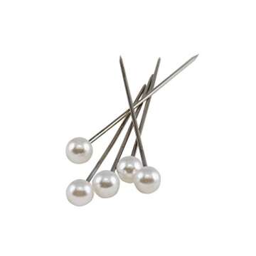 Singer Pearlized Ball Head Straight Pins - 120 Count