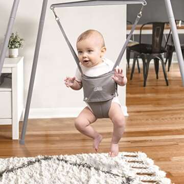 Jolly Jumper Elite- The Original Jolly Jumper with Super Stand and Premium Spring. Trusted by Parents to Provide Fun for Babies and to Create Cherished Memories for Families for Over 75 Years.