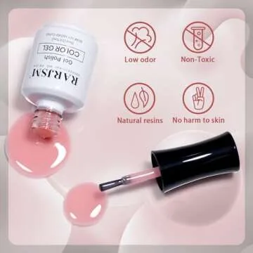 RARJSM Cherry Blossom Pink Gel Nail Polish – Long Lasting & Versatile