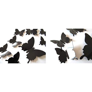 Somotersea 24PCS 3D Butterfly Wall Decal Stickers for Home