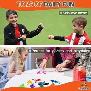 UpBrands Halloween Party Favors Stretchy Skeletons Bulk Set