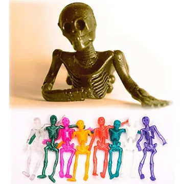 UpBrands Halloween Party Favors Stretchy Skeletons Bulk Set