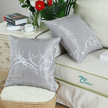 CaliTime Modern throw pillow covers - 16x16 packs of 2