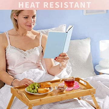 Cute Sakura Coasters with Glittery Quicksand Design