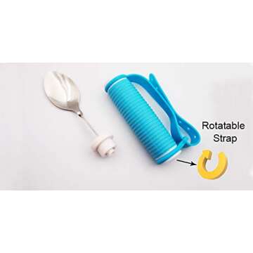 Adjustable Rotatable Spoon for Disabled and Elders