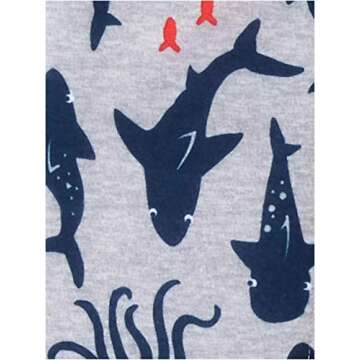 Simple Joys Baby Boys' 3-Pack Fun Footed Pajamas