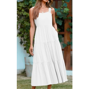 PRETTYGARDEN Maxi Dress for Women Comfortable Versatile Style