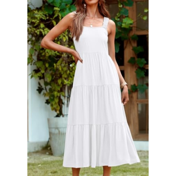PRETTYGARDEN Maxi Dress for Women Comfortable Versatile Style