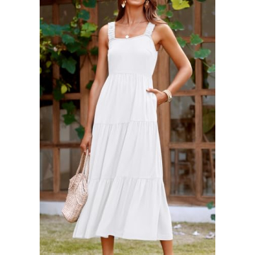 PRETTYGARDEN Maxi Dress for Women Comfortable Versatile Style