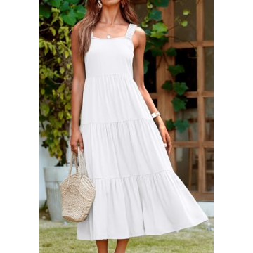 PRETTYGARDEN Maxi Dress for Women Comfortable Versatile Style